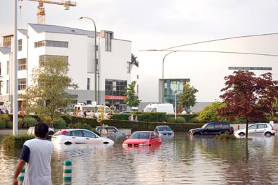 Infraction urbanistique « légalisée »: l’absence de bassin d’orage au Wolubilis ou « Après nous le déluge! »