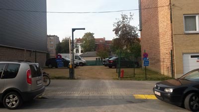 Infraction urbanistique – Parking en intérieur d’îlot rue Tombu