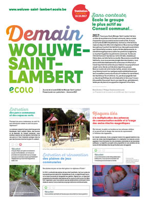 Demain Woluwe-St-Lambert : édition automne 2017
